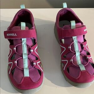 Merrell Fuchsia and Mint Sandals